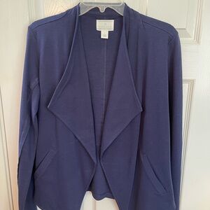 Caslon Navy Knit Jjacket